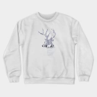 Snow Deer Crewneck Sweatshirt